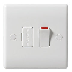 BG - 851 -  13 Amp Switched And Fused With Flex Outlet White