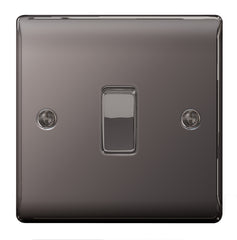 BG  Nexus Metal - NBN13 -  Black Nickel 10AX Plate Switch Intermediate