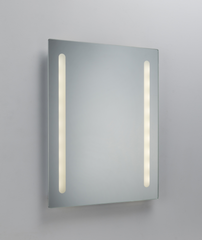 Battery Operated IP44 LED Bathroom Mirror with Frosted Panels