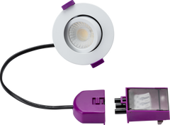 SpektroLED Tilt CWA - Fire Rated IP20 Downlight with 2x Wattage and 4x CCT