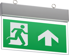 230V IP20 Ceiling Mounted LED Emergency Exit Sign (maintained/non-maintained)