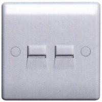 BG - 8RJ45/2 -  2 Gang RJ45 Telephone Socket White