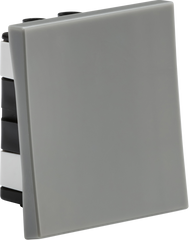 20AX 1G 2-way modular wide rocker switch (50x50mm) - Grey
