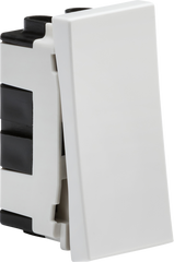20AX 1G intermediate modular switch (25x50mm) - White