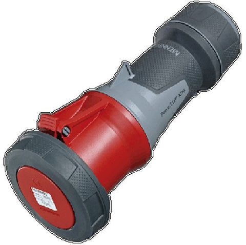 Mennekes 14212 - Red 400v 63A 5 Pole PowerTOP IP67 In-line Connector