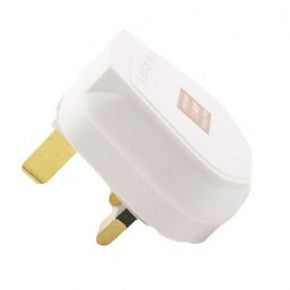 Deta 13A Fused White Plug Top