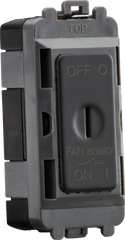 10A Fan Isolator Key Switch Module - anthracite