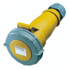Mennekes 539 - Yellow 110V 16A 3 Pole AM-TOP IP67 In-line Connector