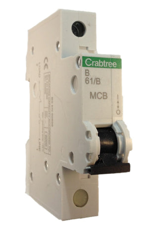 Crabtree Starbreaker  61/C06 - 6A Single Pole (SP) Type C Curve 6kA MCB
