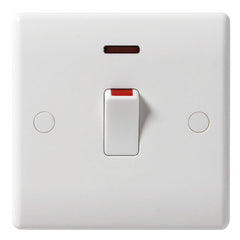 BG - 831 -  20 Amp Double Pole Switch With Neon White