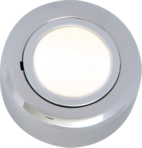 IP20 12V L/V Chrome Cabinet Fitting Surface or Recessed (halogen lamp included)