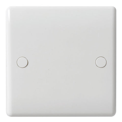 BG - 858 -  25 Amp Flex Outlet Plate Bottom Entry White