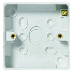 BG - 891 -  1 Gang Surface Box 32mm White