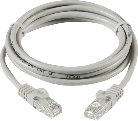 1m UTP CAT5e Networking Cable - Grey