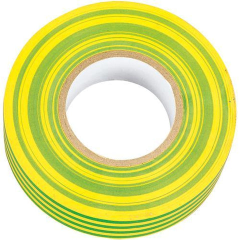20M Green & Yellow PVC Insulation Tape