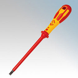 CK Tools VDE 4.0X100 - Slotted Parallel Screwdriver - T49144