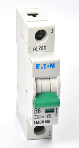 Eaton (MEM) - EMBH106 -  MCB 6A 10/15kA Trip Type B 1P