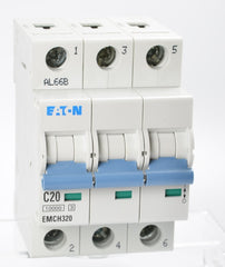 Eaton (MEM) - EMCH320 -  MCB 20A 10/15kA Trip Type C 3P