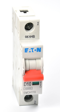 Eaton (MEM) - EMDH110 -  MCB 10A 10/15kA Trip Type D 1P