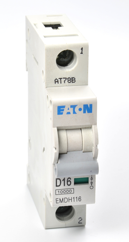 Eaton (MEM) - EMDH116 -  MCB 16A 10/15kA Trip Type D 1P