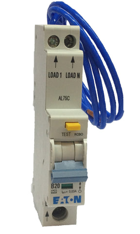 Eaton (MEM) - EMBH106R100C -  RCBO 6A 10kA Trip Type B 1P 100mA