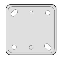 GBG01 Ultimate grid 1-2 gang mounting box flush/surface grey