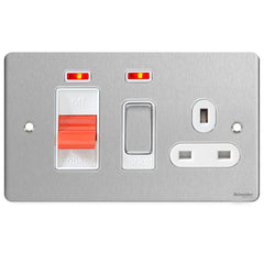 GU4201WSS Ultimate flat plate stainless steel white insert 45A cooker control unit + neon