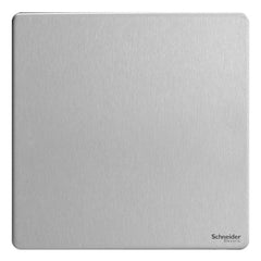 GU8410SS Ultimate screwless flat plate stainless steel 1 gang blank plate