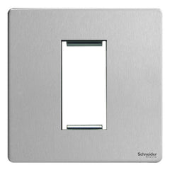 GU8450SS Ultimate screwless flat plate stainless steel 1 euro modular plate