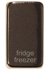 GUGRFRFZBN Ultimate grid rocker cap component black nickel marked fridge/freezer