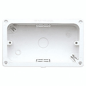 MK - K2062WHI 2g moulded flange box