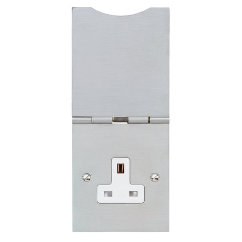 MK K24740BSSW - 13A 1G Unswitched Floor Socket