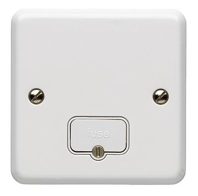 K3054WHI - 13A Unswitched Fused Connection Unit - White