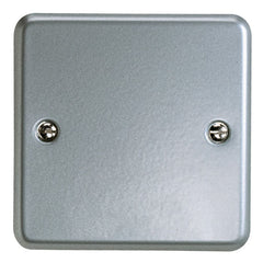 K3390ALM - 1 Gang Blank Plate - Metallic
