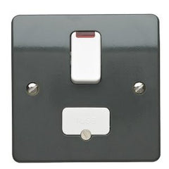 MK Electric K370GRA Logic Plus 13A DP Switched Fused Connection Unit With Neon Flex Outlet In Base