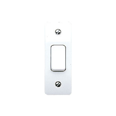 MK Electric K4841WHI Logic Plus 10AX 1 Gang SP 2 Way Architrave Switch