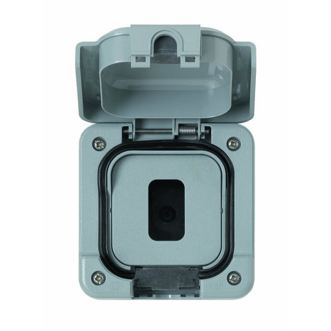 MK Masterseal Plus K56414GRY - IP66 Modular Grid Plus Enclosure Supplied with 1 and 2 Gang Inserts - Grey