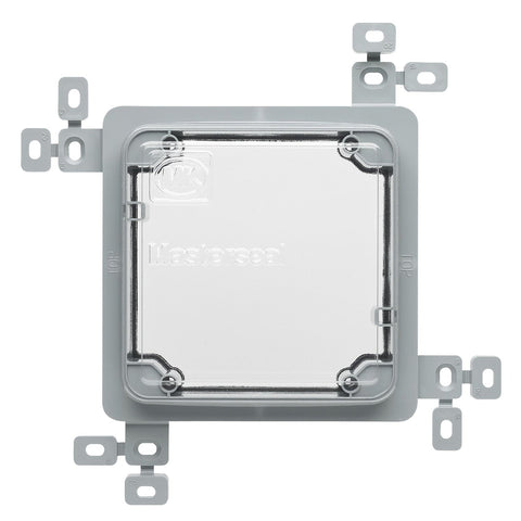 MK Masterseal Plus K56500GRY - IP66 1 Gang Plaster Tile Flush Mounting Frame - Grey