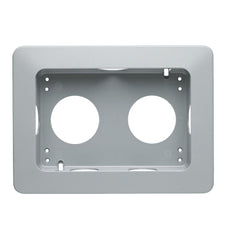 MK Masterseal Plus K56503GRY - IP66 2 Gang Flush Mounting Bezel For Use With 56506 - Grey