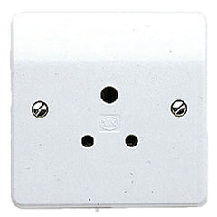 MK Electric K771WHI Logic Plus 5A 1 Gang Round Pin Socket