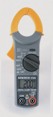 Kewtech - KT200 Digital  AC 400A  600V Clamp Meter 33mm
