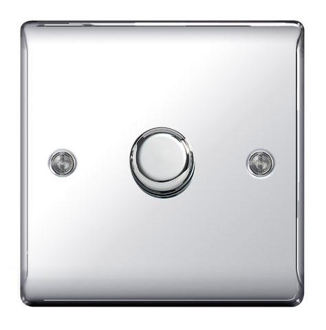 BG  Nexus Metal - NPC81P -  Chrome 1 Gang, 2 Way Push 400W