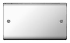 BG  Nexus Metal - NPC95 -  Chrome 2 Gang Blank-Plate