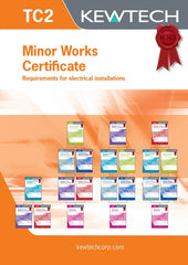 Kewtech - TC2 Minor Works Certifciate